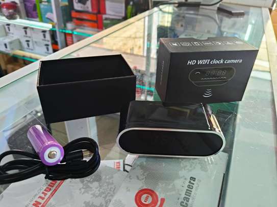 1080P Resolution Table Clock Indoor Home Security Camera image 3