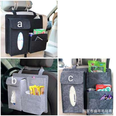 Car seat back organizer/pkp image 1