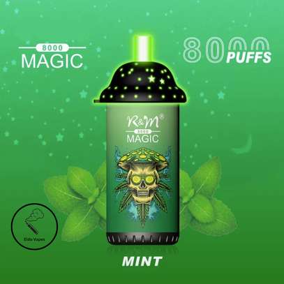 R And M Magic 8000 Puffs Rechargeable Vape - Mint image 1
