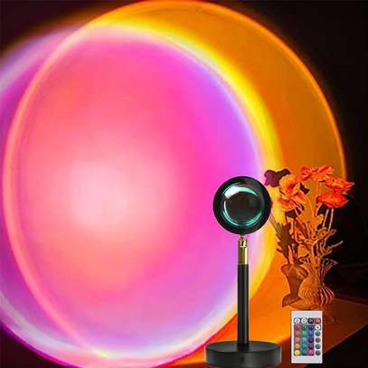 360 Degree Rotation Rainbow Projection Lamp image 2