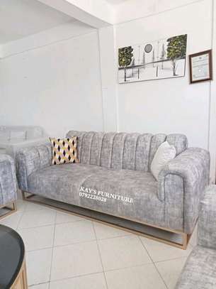 3 seater trendy living room sofa image 1