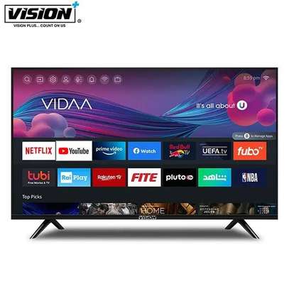 VISION 55 INCHES SMART TV UHD VIDAA 4K FRAMELESS. image 1
