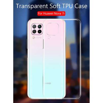 Clear TPU Soft Transparent case for Huawei Nova 7i image 4