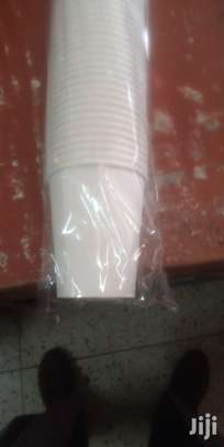 Paper Cups*250ml*100cups*White image 1
