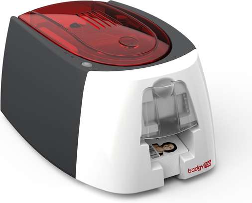 Badgy100 Plastic Card Printer with Badge Studio image 1