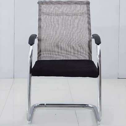 Office Chairs: Mesh Cantilever Office Guest Chair image 5