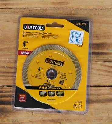 UYUSTOOL TILE CUTTING DISC – TURBO – 105 X 22.2MM (DD4CT2) image 1