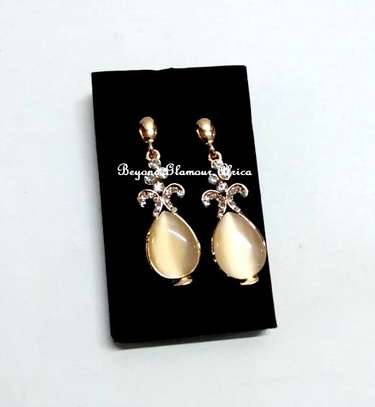Ladies Golden Flower  earrings image 1