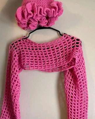 Hand made crochet beach wear image 1