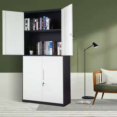 4-Door Steel Office Cabinet image 2