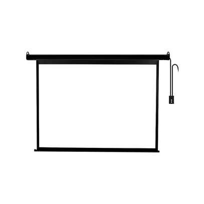 tripod projection screen and a projector image 3