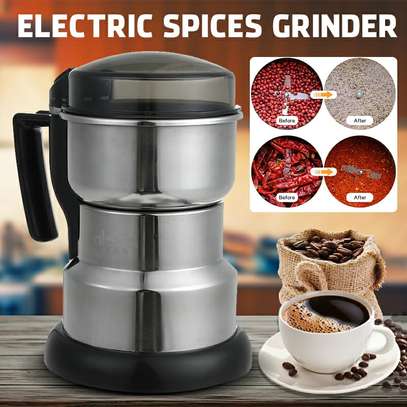 200W Stainless Electric Coffee Grinder image 1