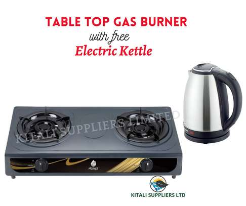 Nunix two burner sc-002 with free kettle image 1