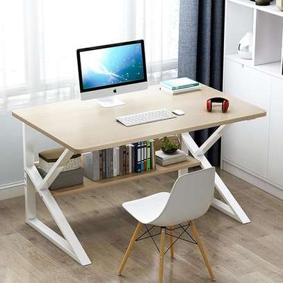 Steel-Legged 120cm Computer Table image 1