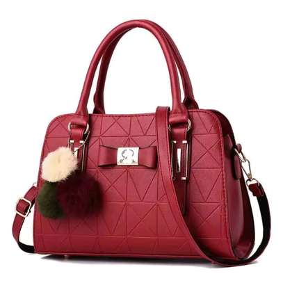 Women's handbag shoulder bag available in red and gray image 2