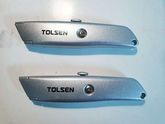 TOLSEN Retractable Utility Knife -Aluminium Box Cutter image 4