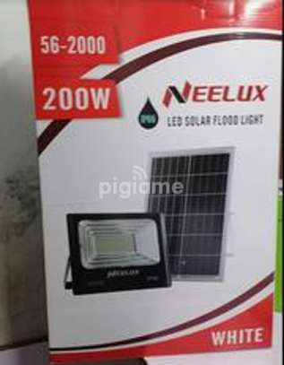 Neelux 200watts Solar Flood Light. image 1