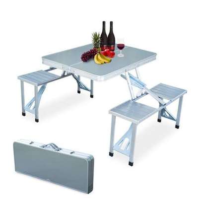 Foldable Magic Picnic table with seats image 1