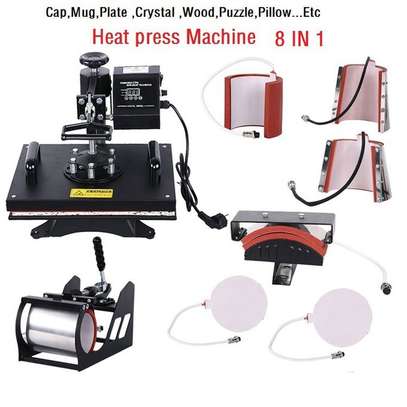 CE Approved 8 In 1 Combo Sublimation Machine image 1