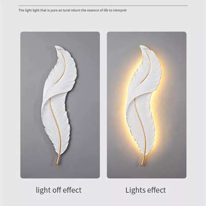 Minimalist Nordic creative feather light image 5