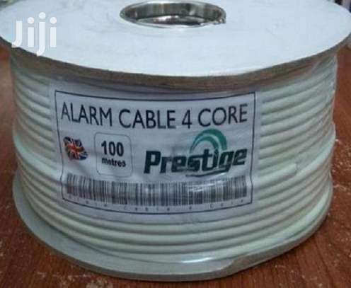100m Roll Of Four Core Alarm Cable image 1