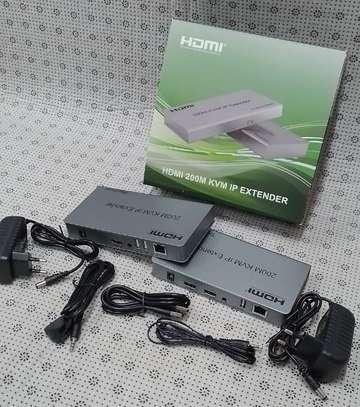 200M Hdmi KVM Extender Over Cat 6 With Usb mouse IP Extender image 3