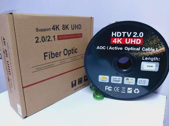 Hdmi Optical Fibre Cable - 4k X 8k 2.0 Uhd - 50m image 1