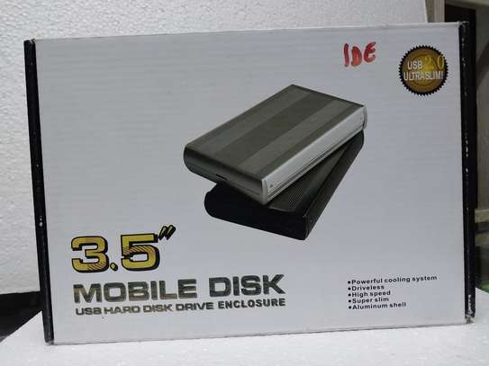 IDE 3.5" External Hard Drive Enclosure - with Power Supply - image 2