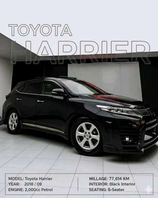 Toyota Harrier Black 2018 Sport Sunroof image 8