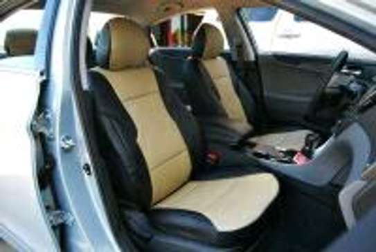 Synthetic leather car interior seats image 3
