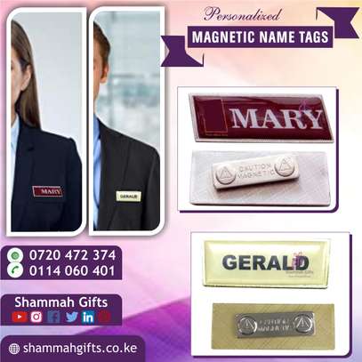 Personalized Executive Name Tags Magnetic in Nairobi CBD