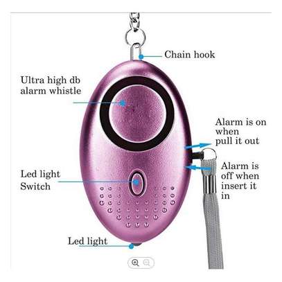 Defense Women Kit Alarm /Whistle/ Hot Spray/Knife Holder image 1