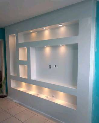 Gypsum store wall unit