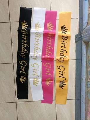 Birthday sash available in all colours image 3