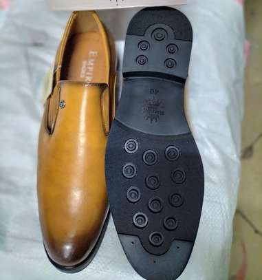 Slipon Empire Premium Leather Official Men Mustard Shoes image 2