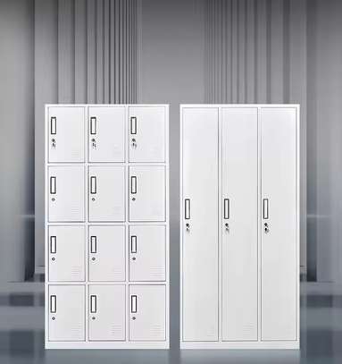 Cabinet: 12-Door Lockable Locker Storage Cabinet image 4