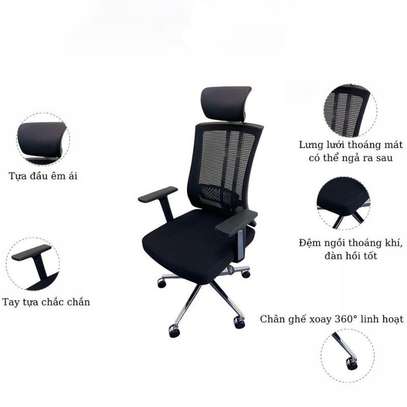 Office Chair: Orthopedic High Back Executive Luxury Chair image 2
