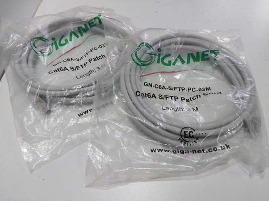 3m CAT6A Ethernet Cable - Grey CAT 6A Giganet Ethernet image 2