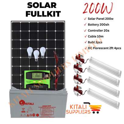 200w solar fullkit image 1