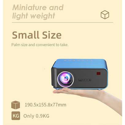 Full HD Mini Projector T4 1080P WiFi Projector Video. image 2