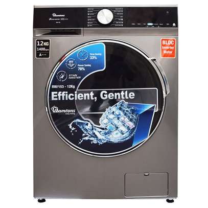 FRONT LOAD FULLY AUTOMATIC 12KG WASHER 1400RPM - RW/153 image 1