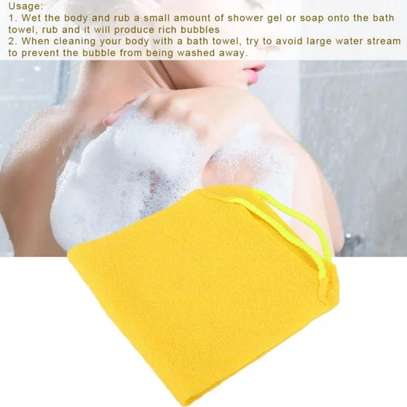 Exfoliating bath towel scrubbers/bath  sponge image 2