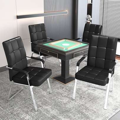 Office Guest Chair with Faux Leather Upholstery image 5