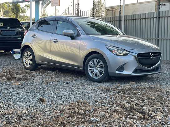 Mazda Demio gray color fully loaded 2018 image 9