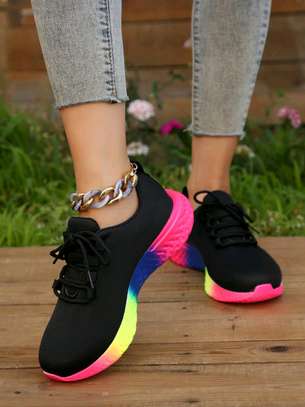 *Rainbow  sneakers Restocked🥳🥳 Size 37-42  Normal fitting image 7