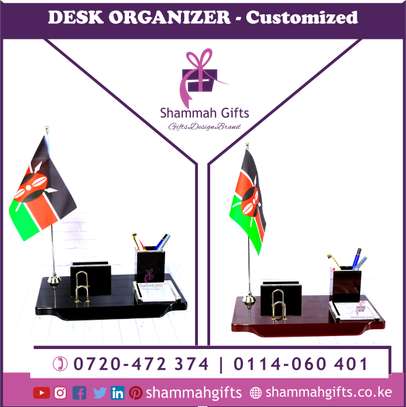 EXECUTIVE DESK ORGANIZER - BRANDED WITH YOUR INFORMATION image 2