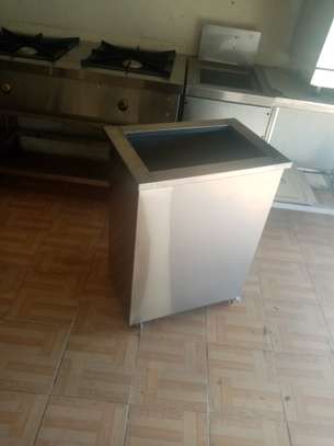 Stainless steel dustbin image 3