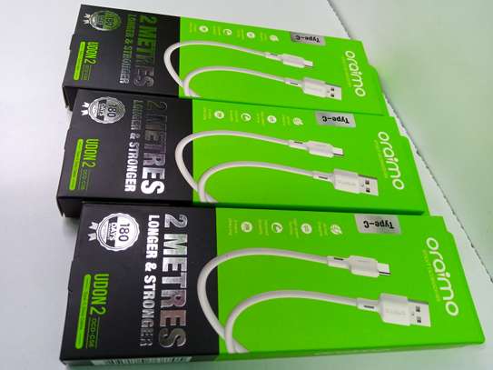 Oraimo Type C Fast Charging Data Cable For Smartphones image 2