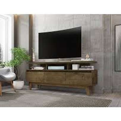 Modern Wooden TV Stand with Drawers image 8