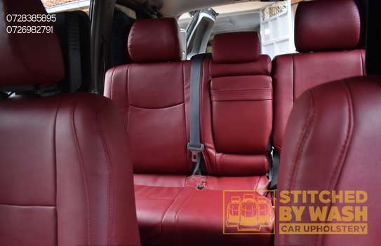 Prado Land Cruiser seat-covers and interior upholstery image 4
